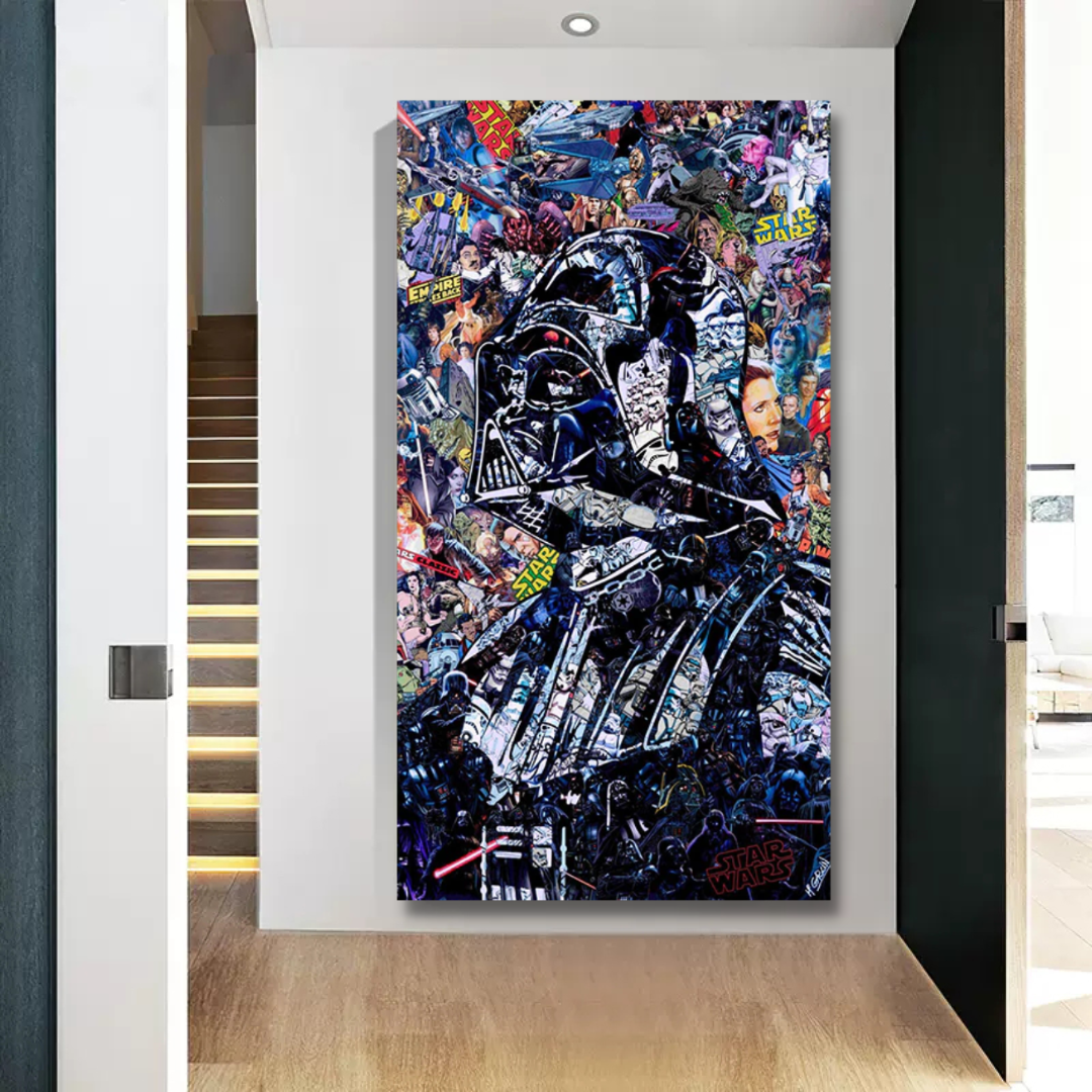 BowLift | Disney Star Wars Poster Darth Vader Canvas Wall Art - Wall Decoration - Famous Wall Art