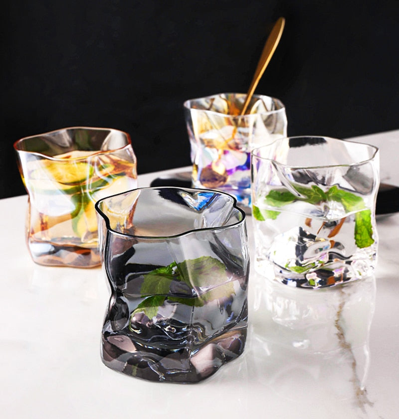 BowLift | Distorted Texture Whisky Glass Set