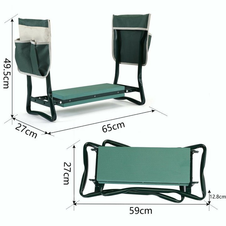 Gardening Kneeler - PADDED GARDENING SEAT KNEELER WITH HANDLES Bowlift