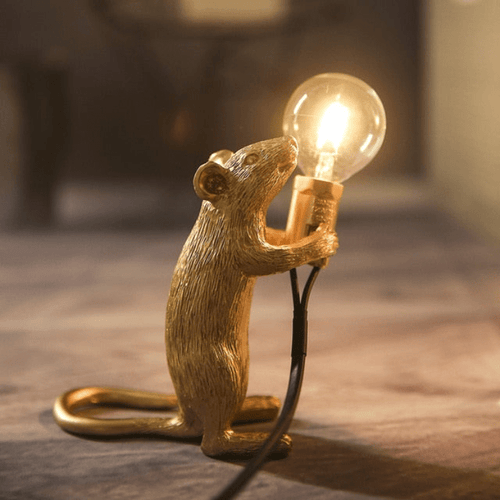 BowLift | Doctor Mousey – Original Designer Mouse Lamp for Tabletop or Shelf
