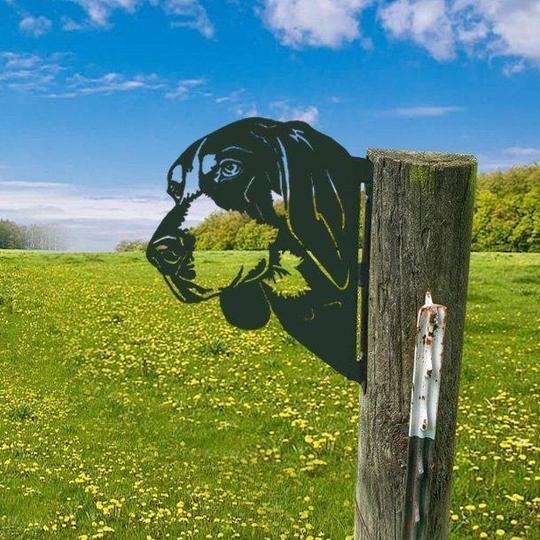 Outdoor Garden Farm Peeping Goat Metal Artwork Indoor Decoration | Bowlift