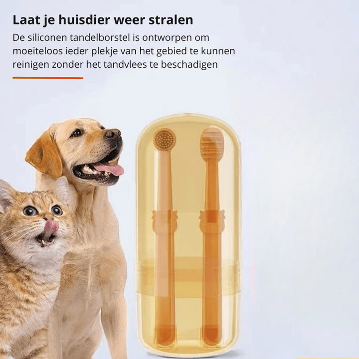 BowLift | DOGGYDENT – Soft Silicone Finger Toothbrush for Dogs & Cats