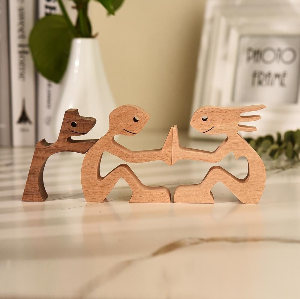 BowLift | Handcrafted Dog Figurine - HeartBond