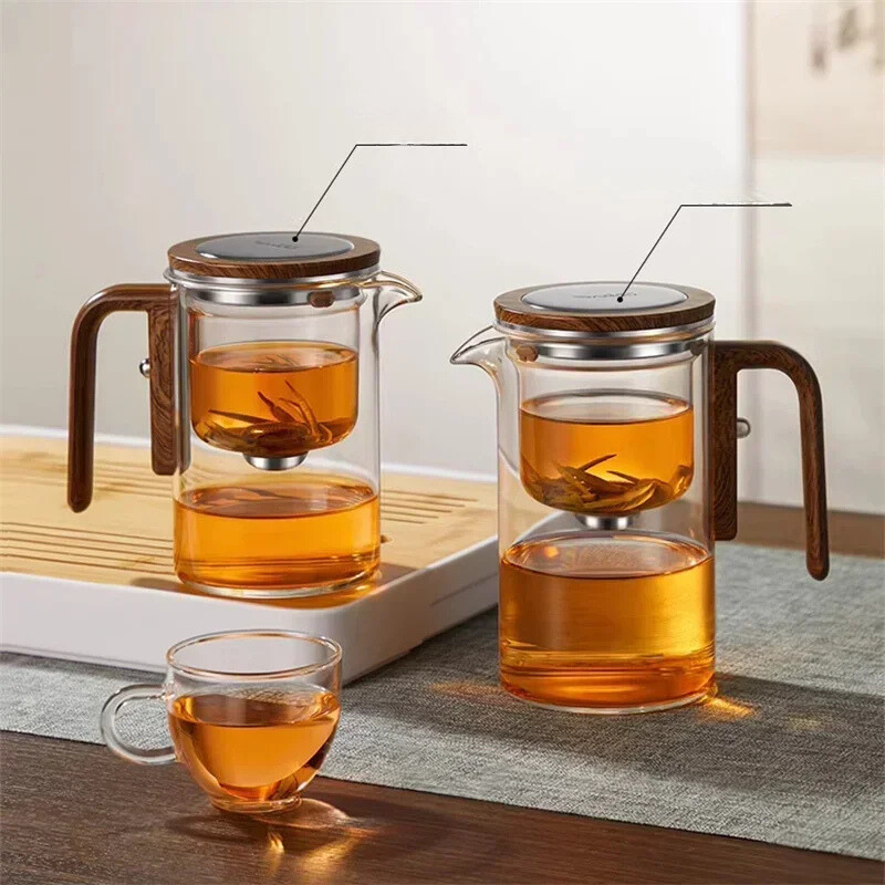 BowLift | TeaPure Glassphere – Glass Teapot with Loose Filter for Hot and Cold Tea