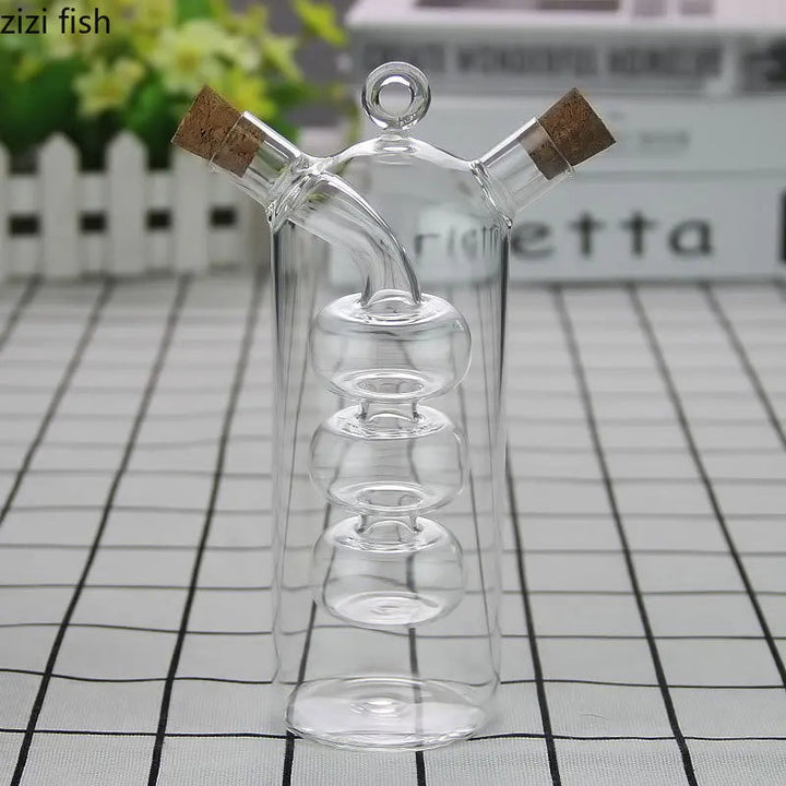 Double Glass Oiler Dual-purpose Glass Bottle Condiment Bottle | Bowlift