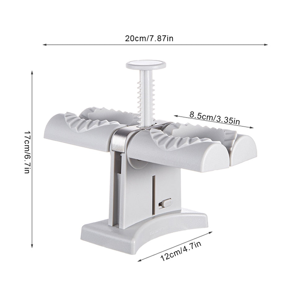 Double Heads Automatic Dumpling Making Mold Manual Press Machine | Bowlift