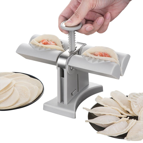 Double Heads Automatic Dumpling Making Mold Manual Press Machine | Bowlift