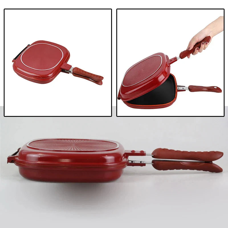 Double Side Bread Frying Pan Non Stick Multiple Purposes Toaster | Bowlift