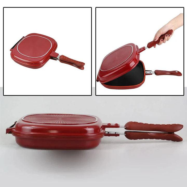 Double Side Bread Frying Pan Non Stick Multiple Purposes Toaster | Bowlift