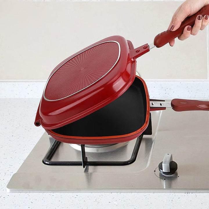 Double Side Bread Frying Pan Non Stick Multiple Purposes Toaster | Bowlift