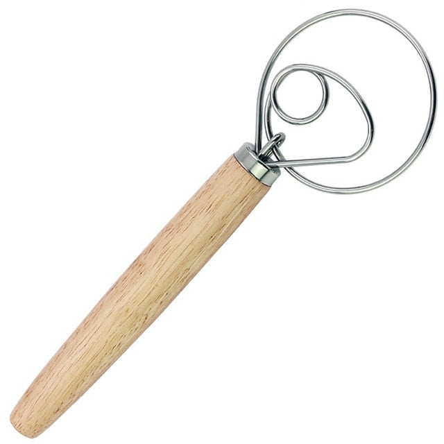 Dough Whisk Stainless Steel Dutch Style Bread Dough Hand Mixer | Bowlift