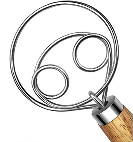 Dough Whisk Stainless Steel Dutch Style Bread Dough Hand Mixer | Bowlift