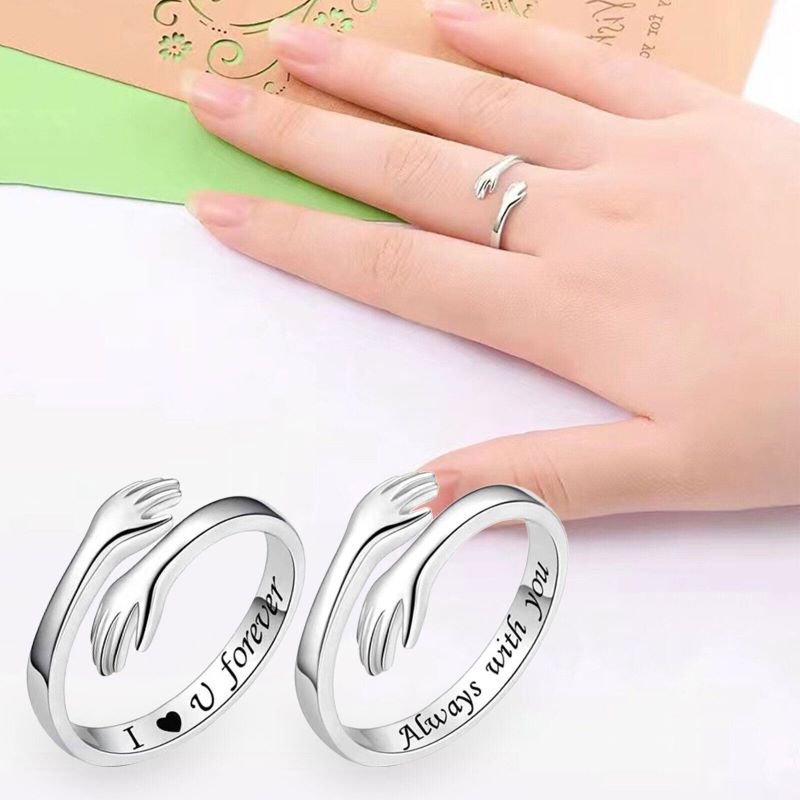 Hug Ring - Jewellery Love Piece for Couples & Universal Size Bowlift