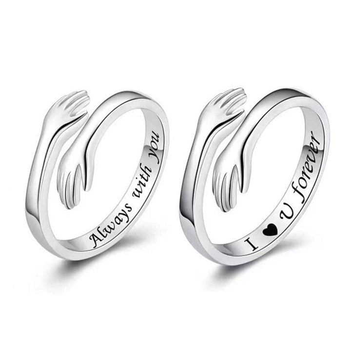 Hug Ring - Jewellery Love Piece for Couples & Universal Size Bowlift