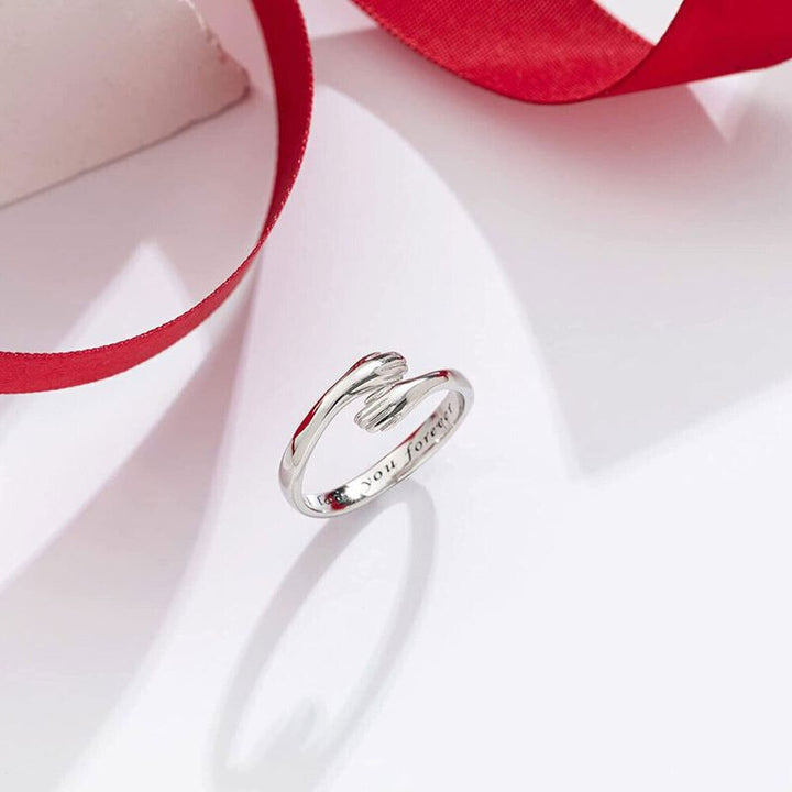 Hug Ring - Jewellery Love Piece for Couples & Universal Size Bowlift