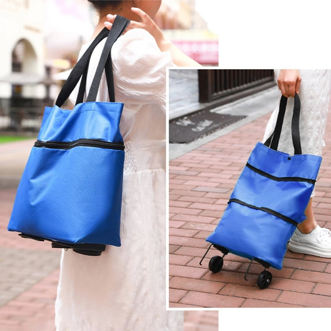 BowLift | ShopEase Bag - Rolling Bag - Expandable - Easy Shopping - Comfortable and Practical