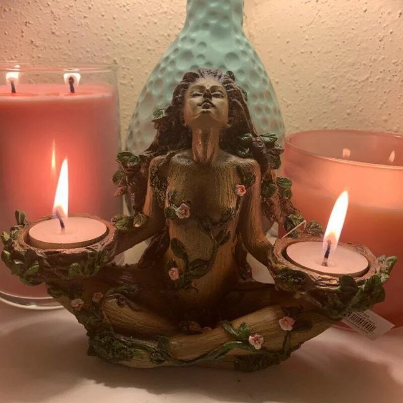 BowLift | Enchanting Glow - Fae Flame Candle Holder - Natural Harmony - Ecological Elegance
