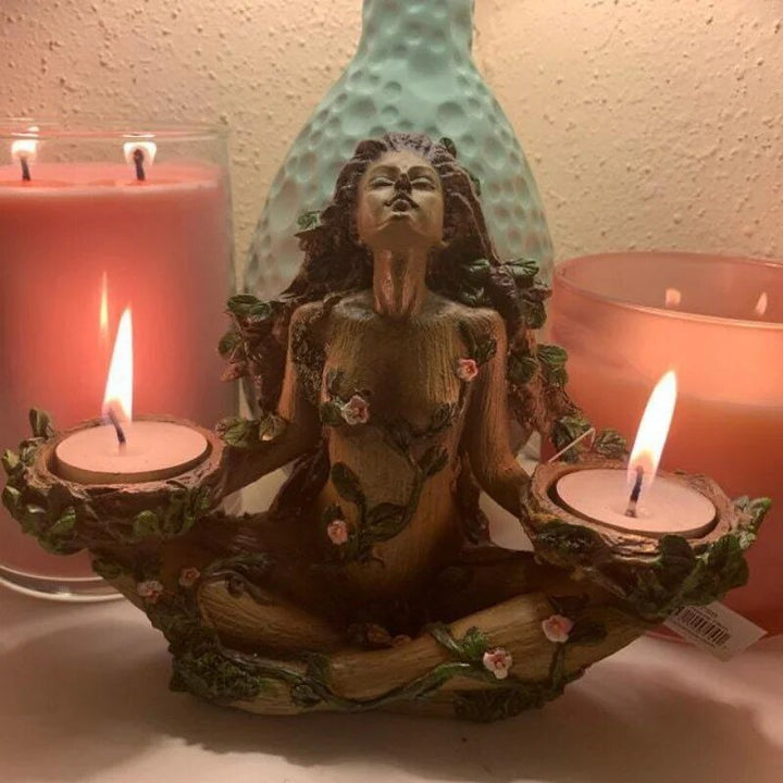 BowLift | Enchanting Glow - Fae Flame Candle Holder - Natural Harmony - Ecological Elegance