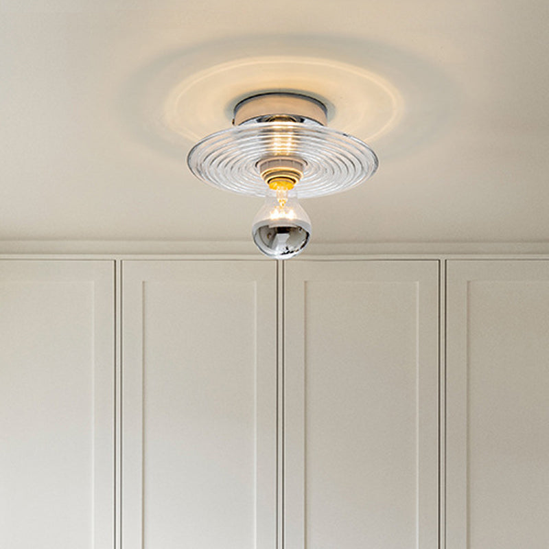 Modern Wave Ceiling Light – Elegant Glass Light for Living or Bedroom | Bowlift