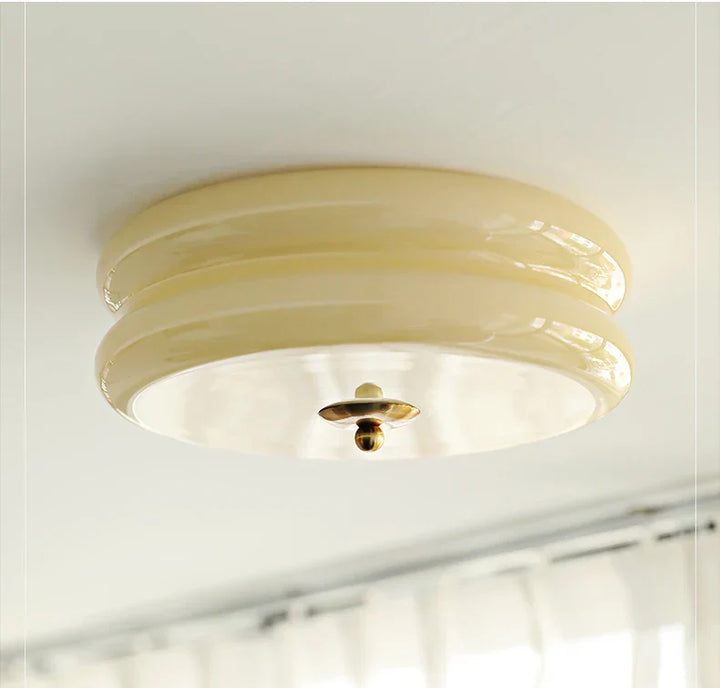 Danish ceiling light in Bauhaus style - Elegant aura lamp for living room & bedroom | Bowlift