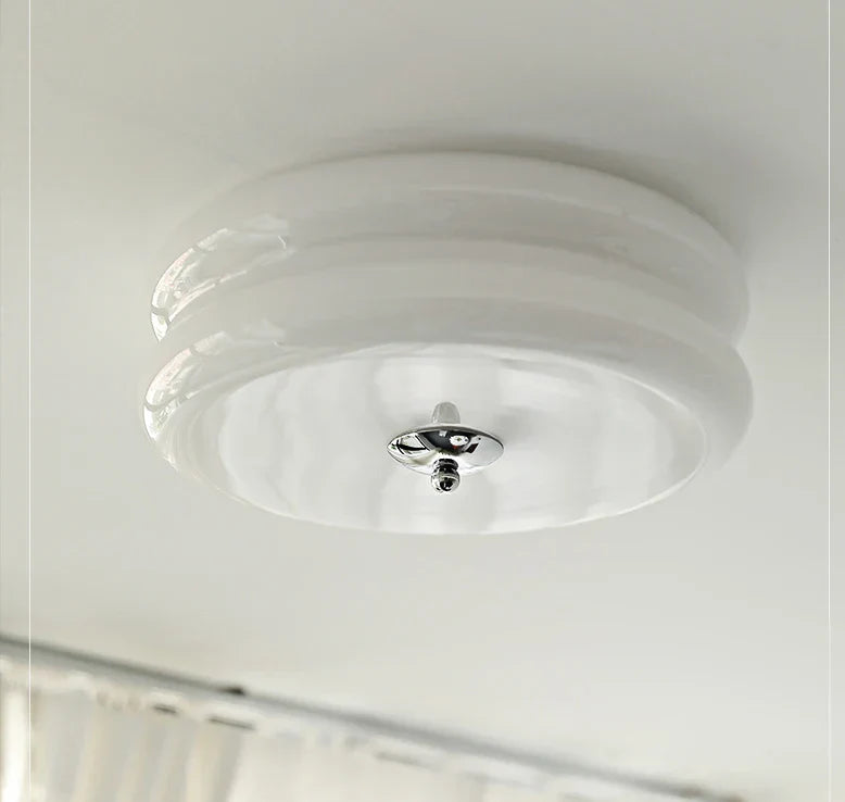 Danish ceiling light in Bauhaus style - Elegant aura lamp for living room & bedroom | Bowlift