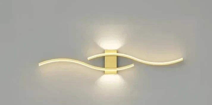 BowLift | Lumivora Wave LED Wall Light | Modern Wave Design | Energy Saving & Stylish | 60×15 cm | Warm, Glare-Free Light
