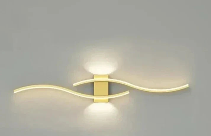 BowLift | Lumivora Wave LED Wall Light | Modern Wave Design | Energy Saving & Stylish | 60×15 cm | Warm, Glare-Free Light