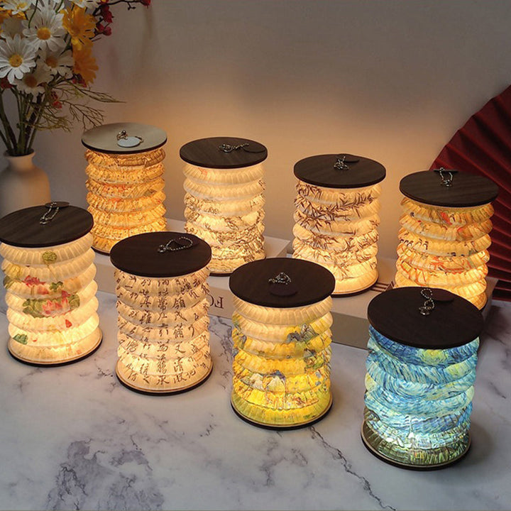 Foldable LED Lantern with Compact Design – Portable Decorative Lamp for Indoor and Outdoor Areas | Bowlift