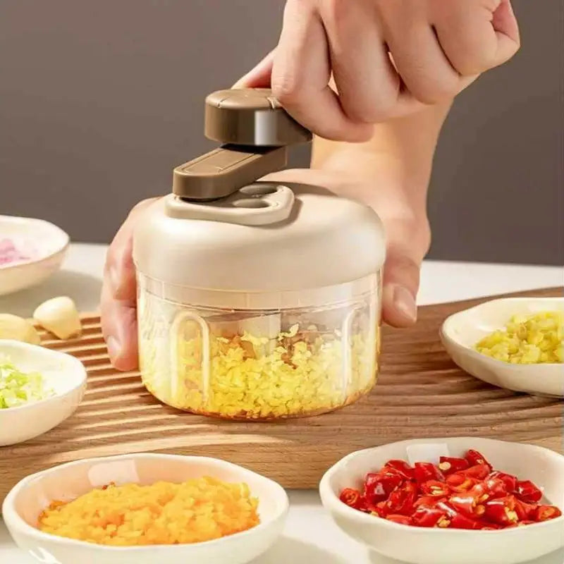 BowLift | Manual food grinder with a button for quick chopping and grinding