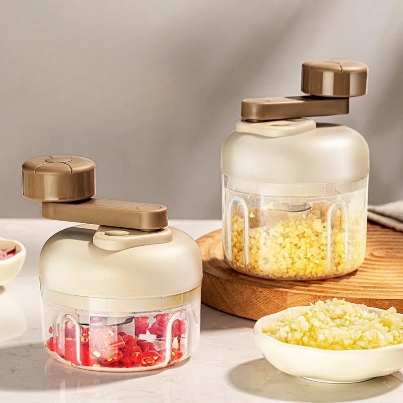 BowLift | Manual food grinder with a button for quick chopping and grinding