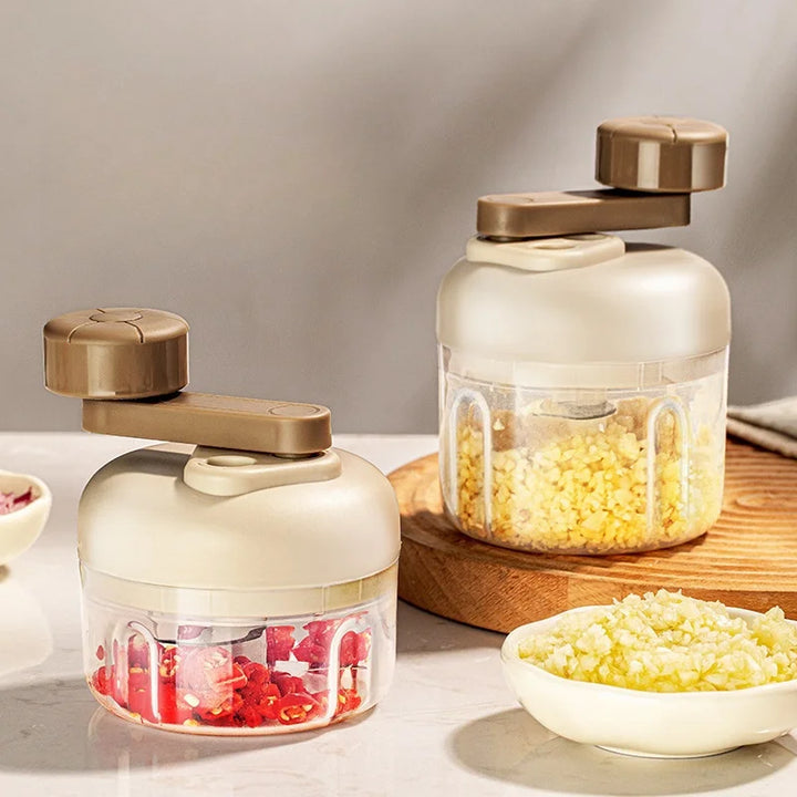 BowLift | Manual food grinder with a button for quick chopping and grinding