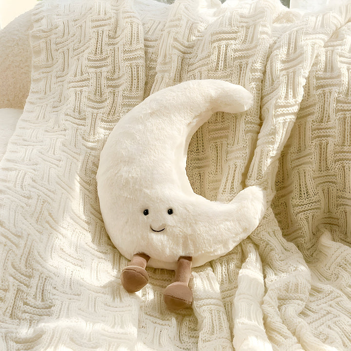 CloudMoon Cushion - Soft Moon and Sun Tatami Cushion | Bowlift