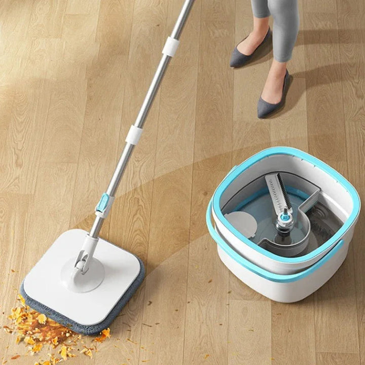 BowLift | Spinning Mop and Bucket Set - Handsfree wring out your mop!