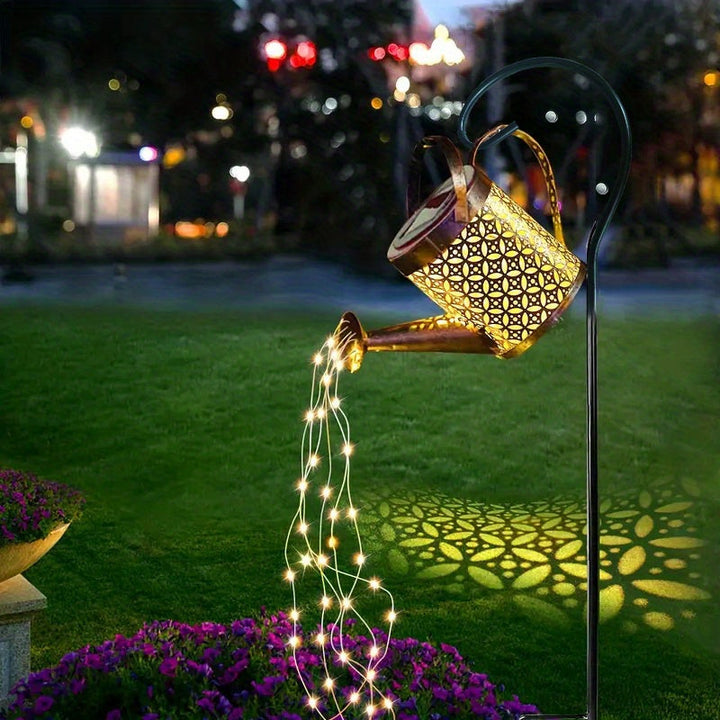 BowLift | Sunny waterfall lamp magic of light in the garden!