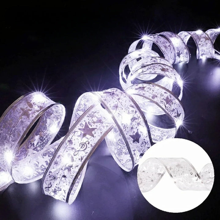 BowLift | XmasSlinger | Christmas lights and ribbons