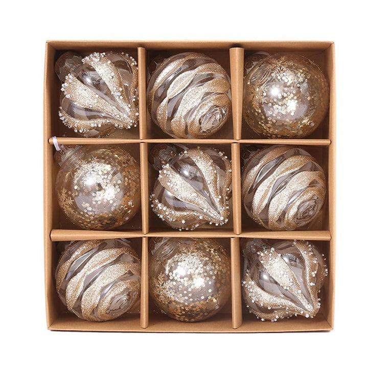 BowLift | GoldElegance | Luxury Golden Christmas Ornaments