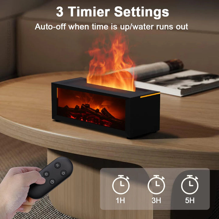 BowLift | Air Humidifier and Air Purifier with Aromatherapy Flame Effect