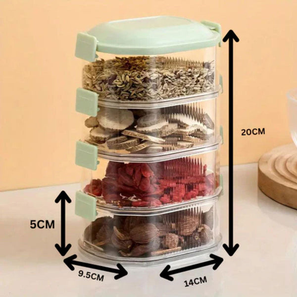 Stackable spice organizers | Elegant, sturdy and functional | Bowlift