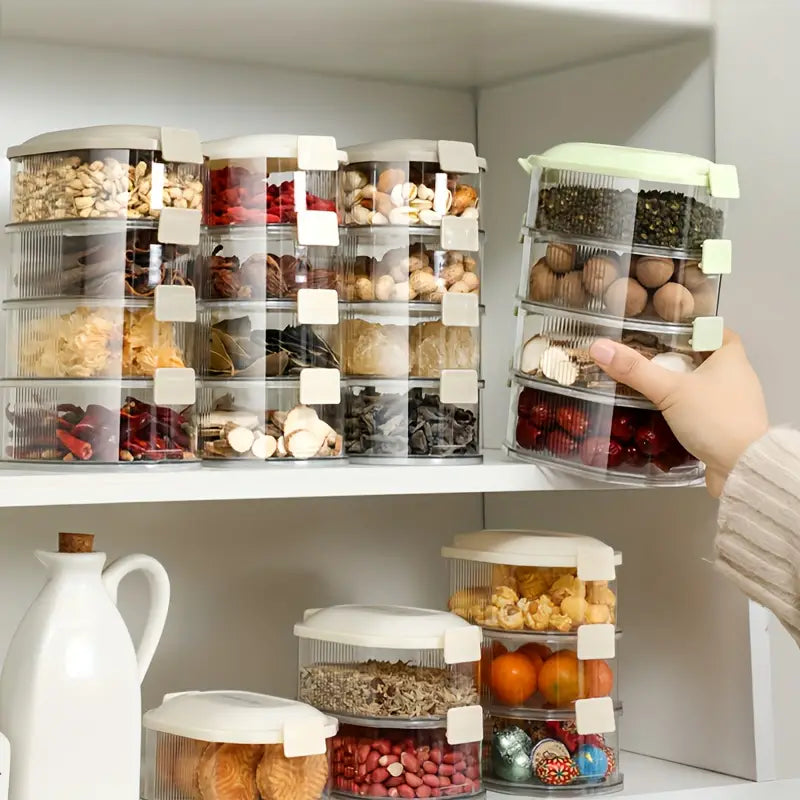 Stackable spice organizers | Elegant, sturdy and functional | Bowlift