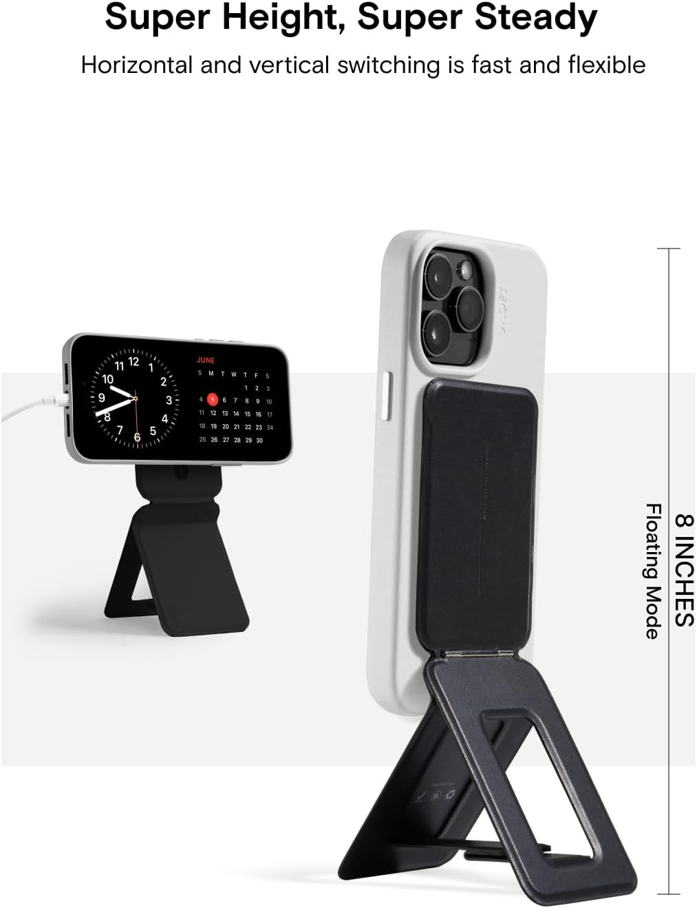 Magnetic Stand (Black) | Stick. Snap. Go! | Bowlift