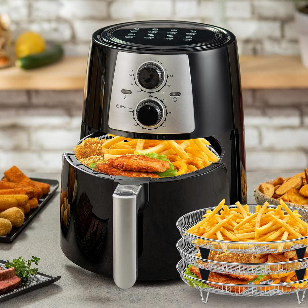 Stackable Air Fryer Racks | Space-saving frying made easy | Bowlift