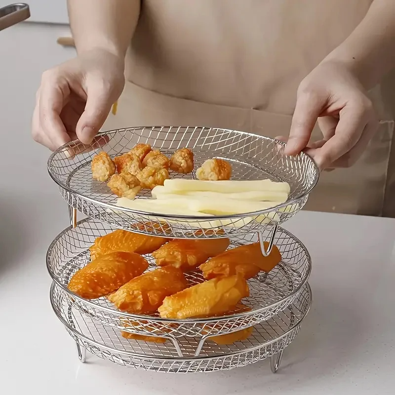 Stackable Air Fryer Racks | Space-saving frying made easy | Bowlift