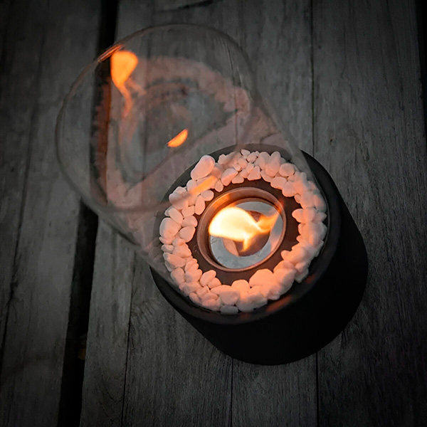 Compact Table Firepit | Cozy warmth, anytime and anywhere | Bowlift
