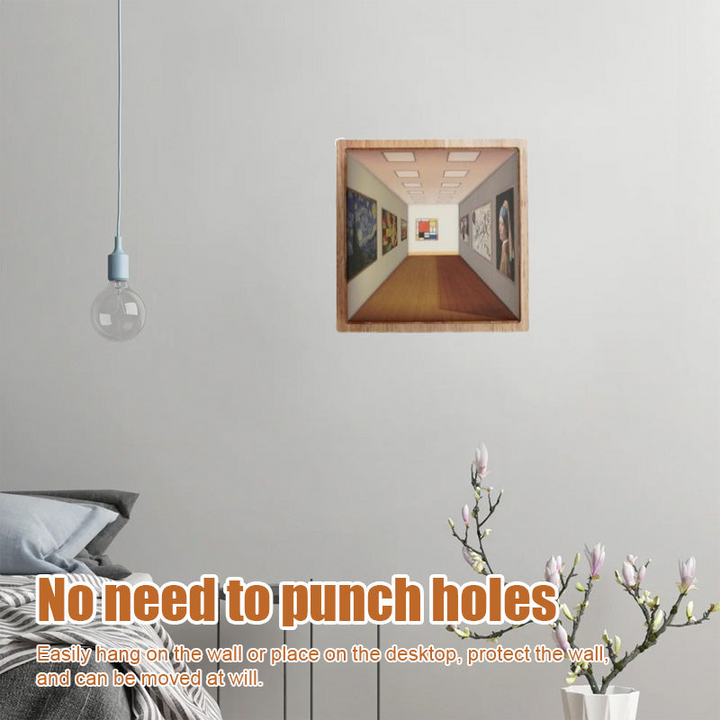 3D-Naked Eye Vision Wall Lamp | Stunning Wall Ambience | Bowlift