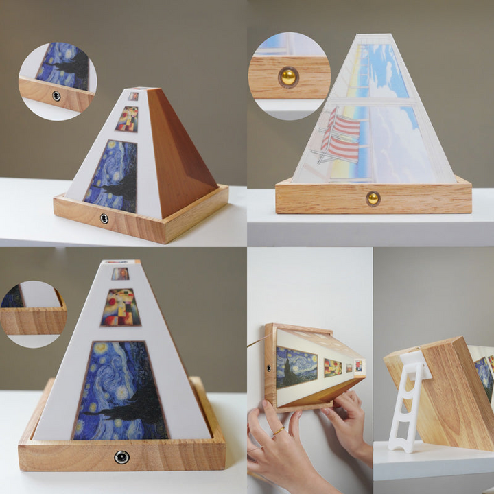 3D-Naked Eye Vision Wall Lamp | Stunning Wall Ambience | Bowlift