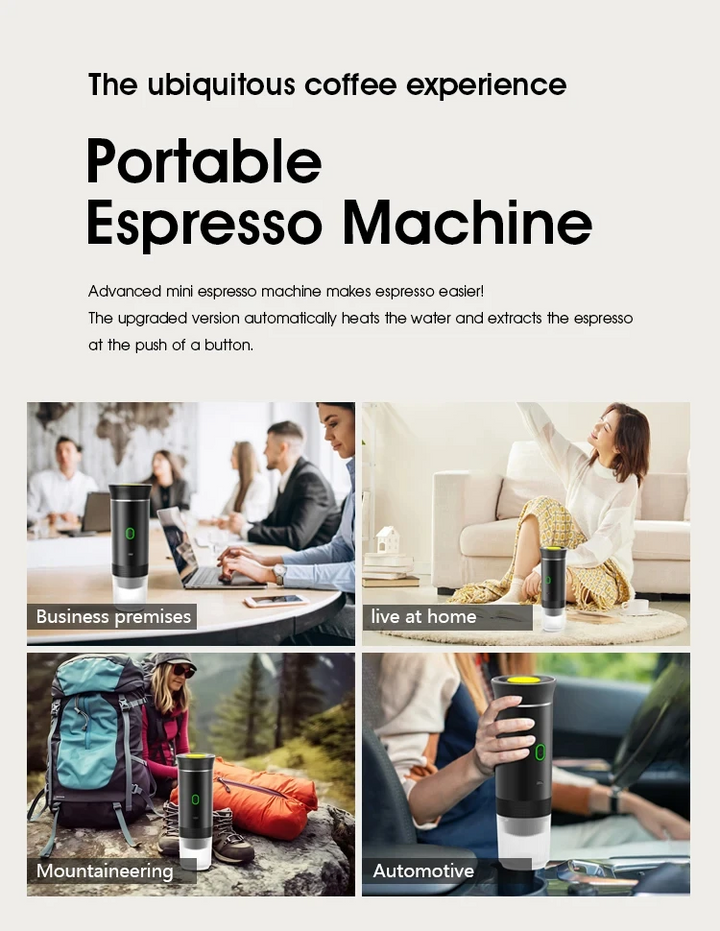 Portable coffee machine | Brew anywhere and anytime | Bowlift