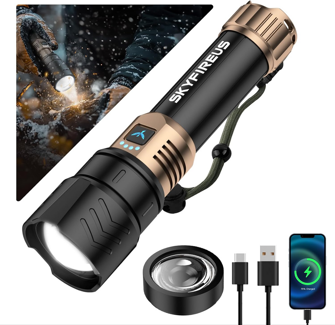 Ignition flash light | Ultra-bright, Zoomable and Ready to Fire | Bowlift