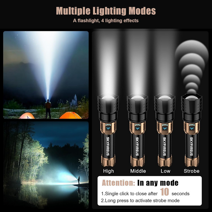 Ignition flash light | Ultra-bright, Zoomable and Ready to Fire | Bowlift