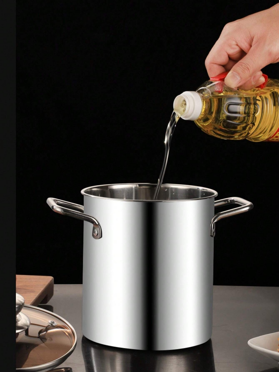 Stainless Steel Deep Fryer | Enjoy Crispy Foods with Less Oil | Bowlift