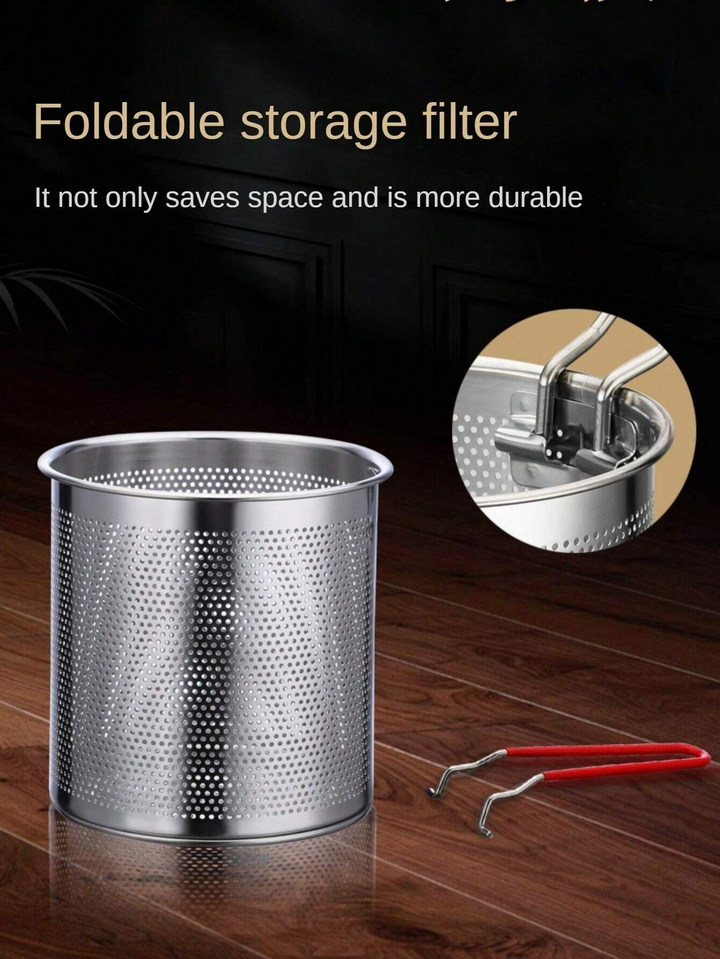 Stainless Steel Deep Fryer | Enjoy Crispy Foods with Less Oil | Bowlift